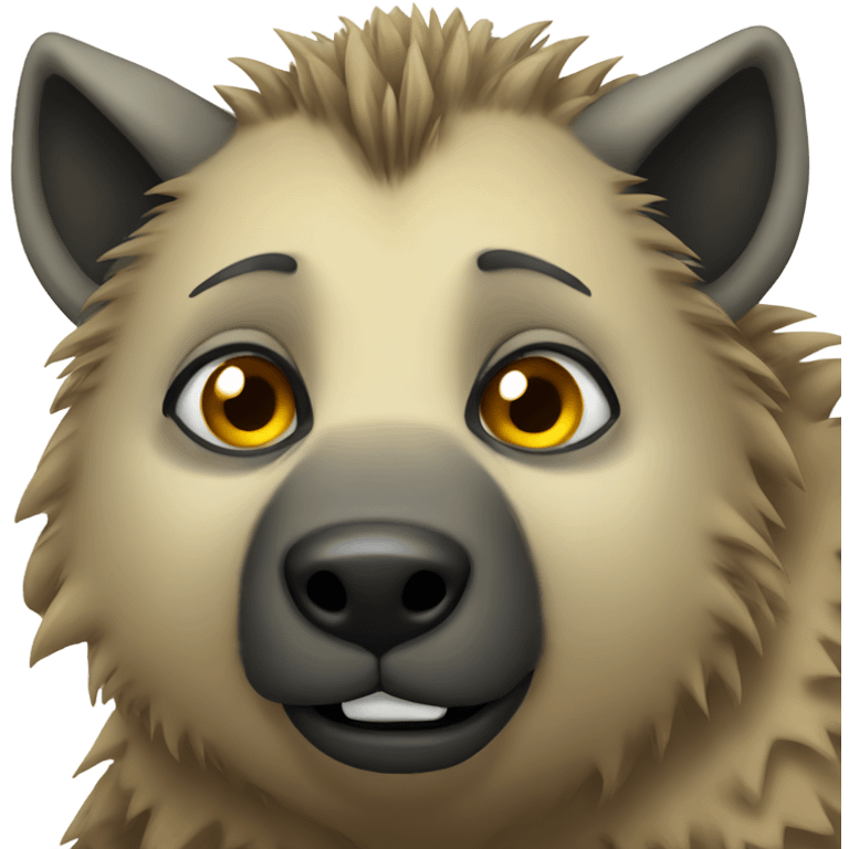 Fat hyena emoji