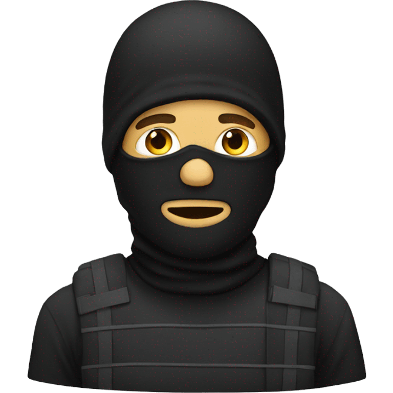 guy in balaclava emoji