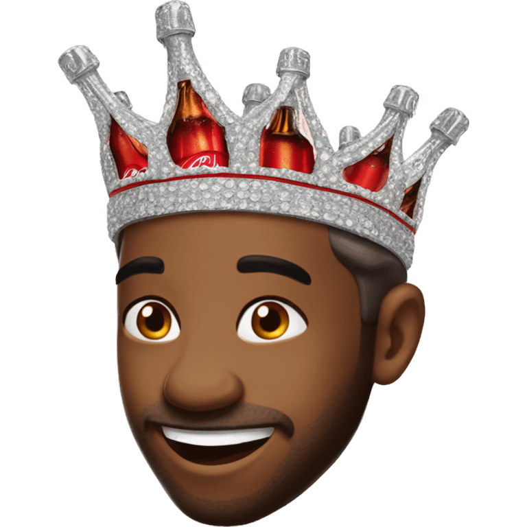 Coca Cola crown emoji