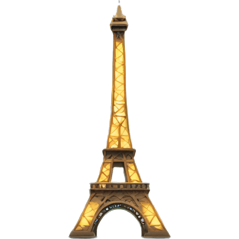 tour eiffel  with lights  emoji