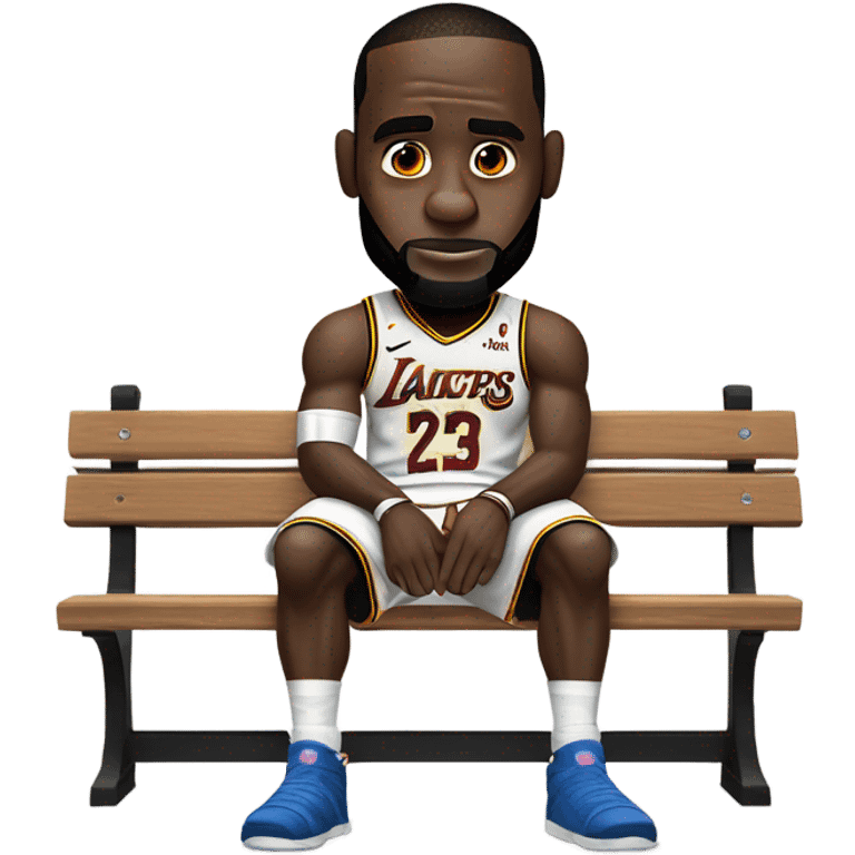 Lebron James injured emoji