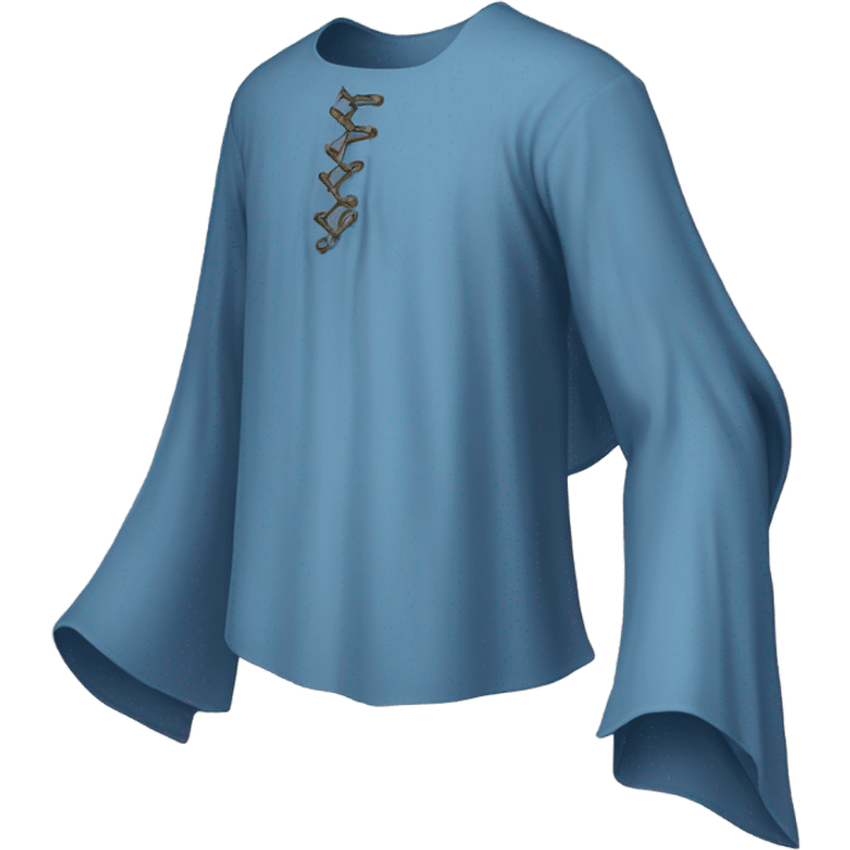 medieval shirt blue emoji