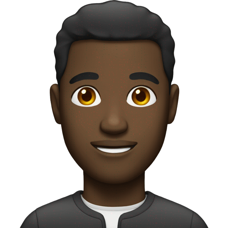 black man emoji