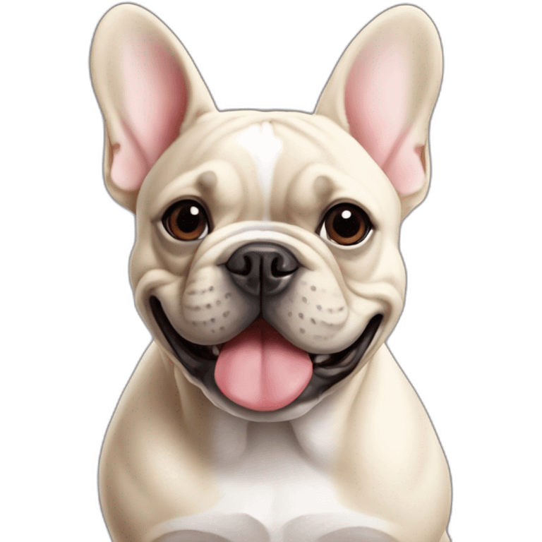 Very french french bulldog emoji