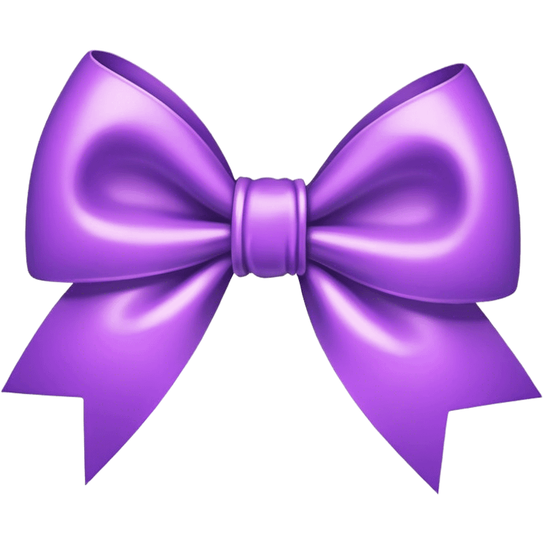 purple bow emoji