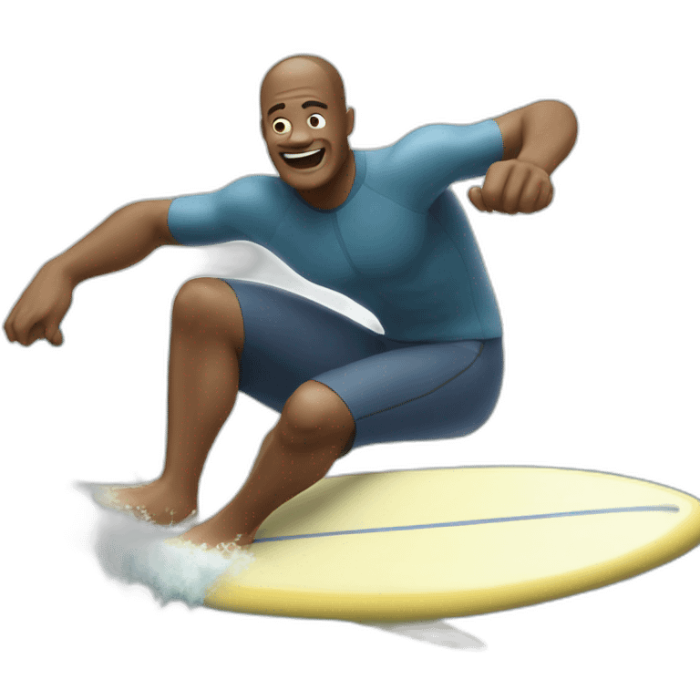 man surfing emoji