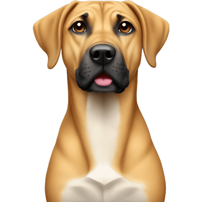 Black mouth cur  emoji