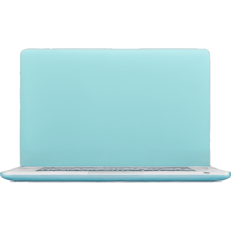 pastel blue laptop emoji