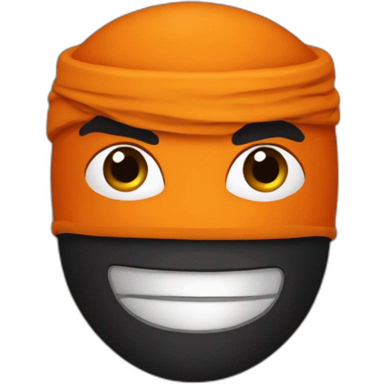 zorro color naranja emoji