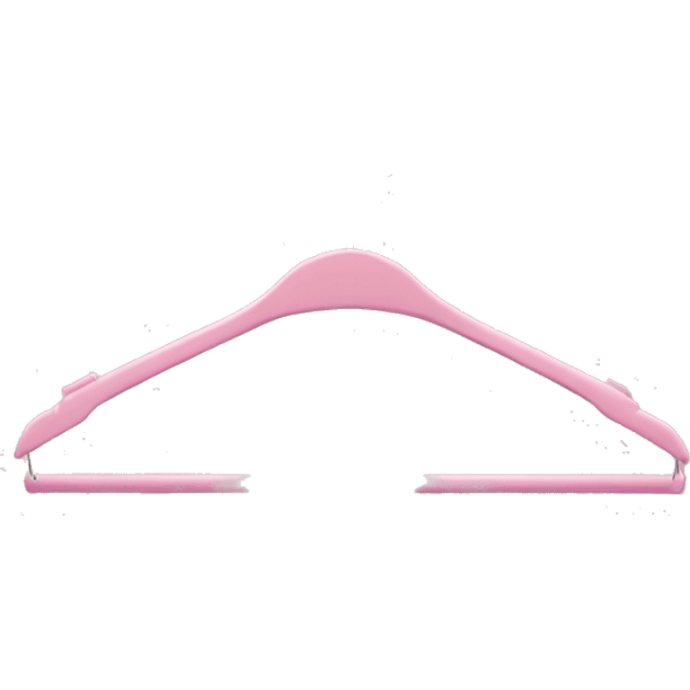 Light pink hanger emoji