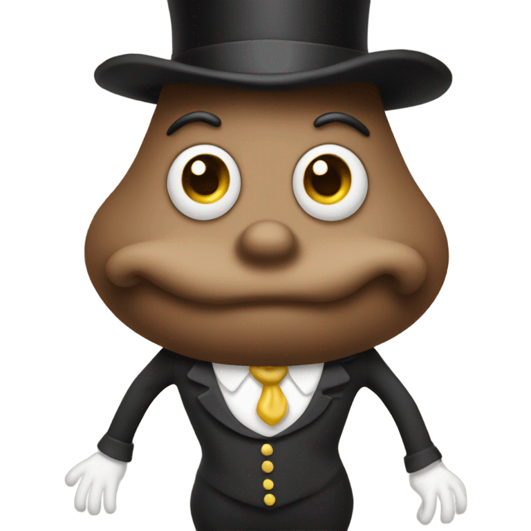 Turd in a hat emoji