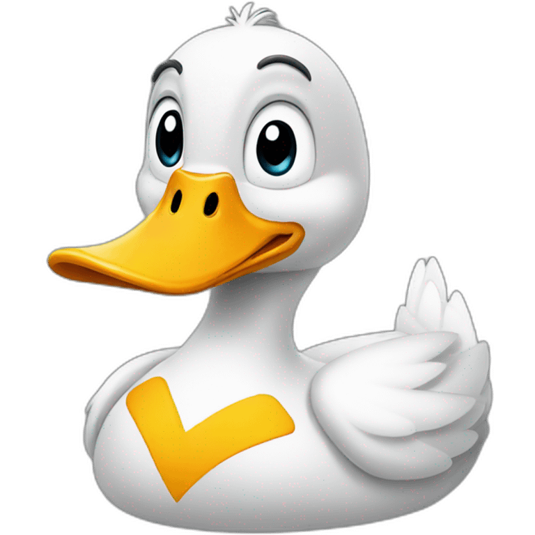 Un canard emoji