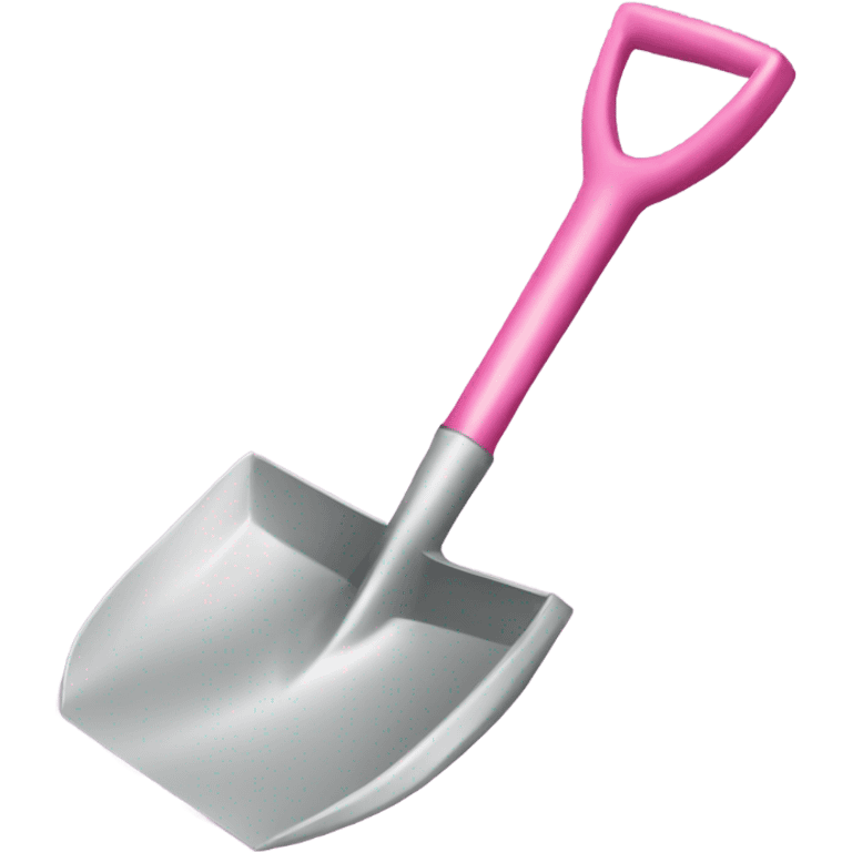 Small Pink garden shovel emoji