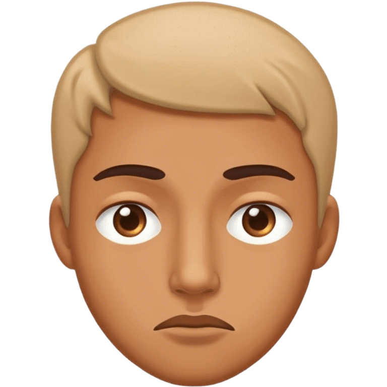 A person whose face looks like he's apathetic, as if thinking, how annoying emoji