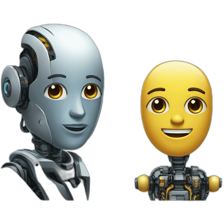 AI and Robot emoji