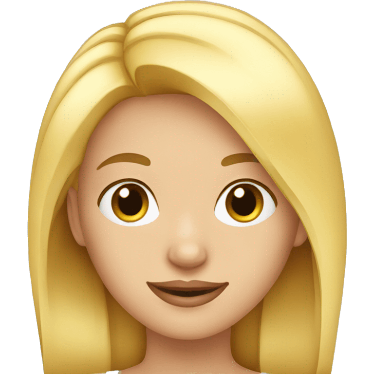 Blonde girl emoji