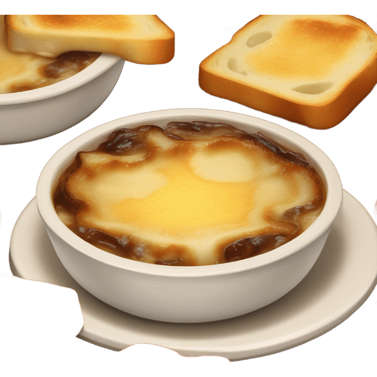 French onion soup emoji