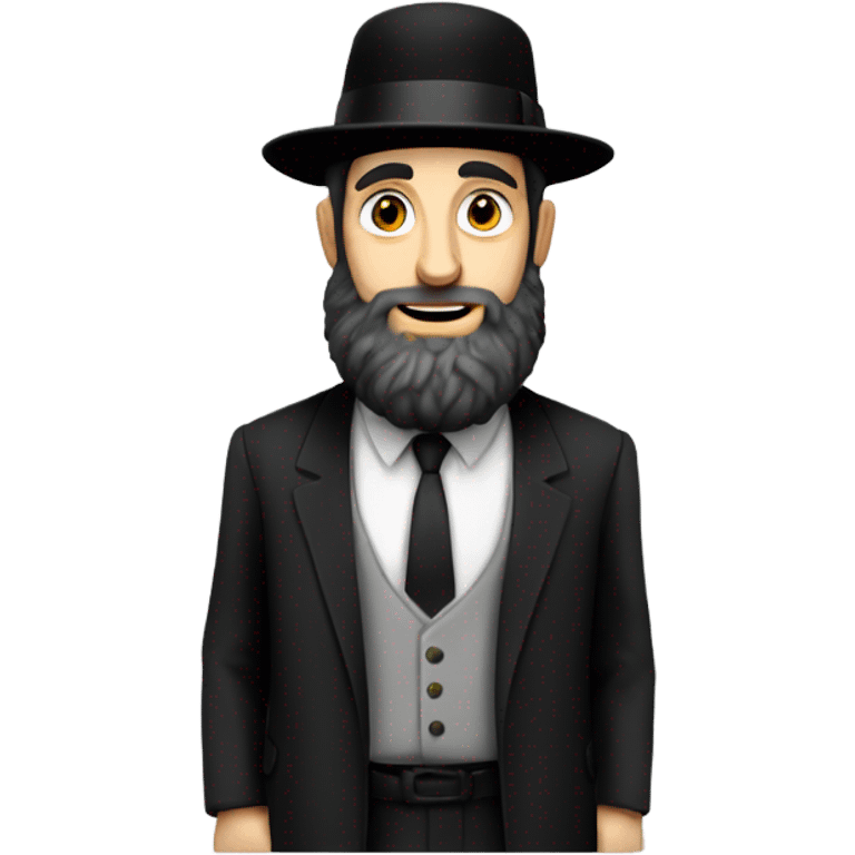 Hasidic Jewish man with payot emoji