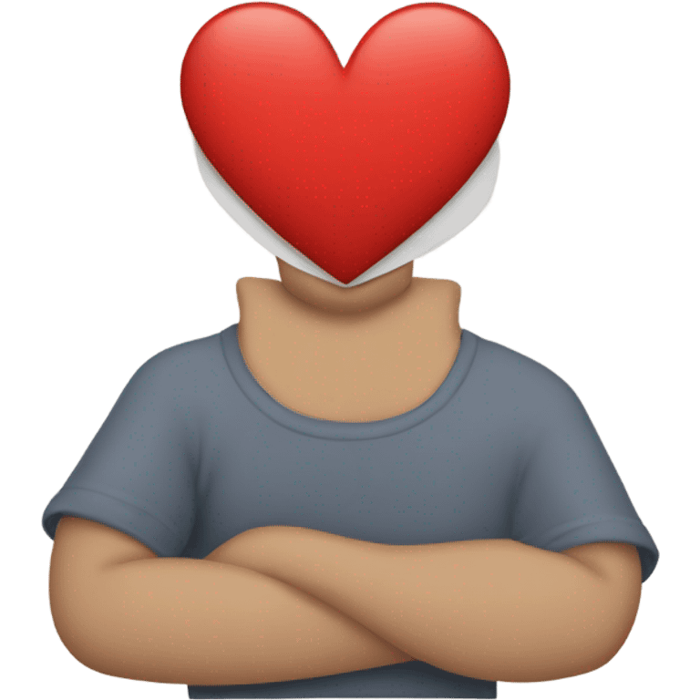 sobre de carta con un corazon al medio emoji