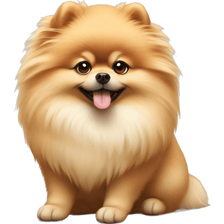 Fluffy Pomeranian  emoji