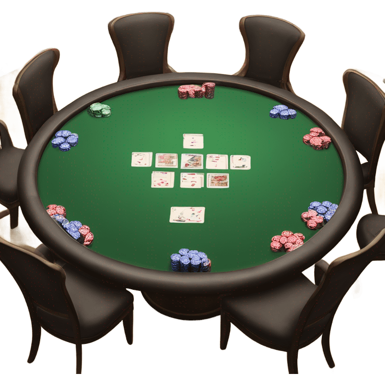 Poker table emoji