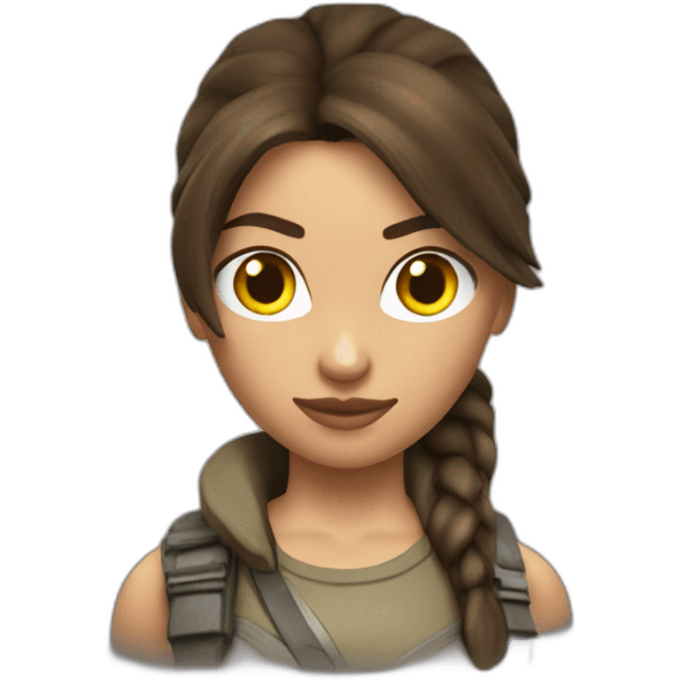 Lara croft emoji