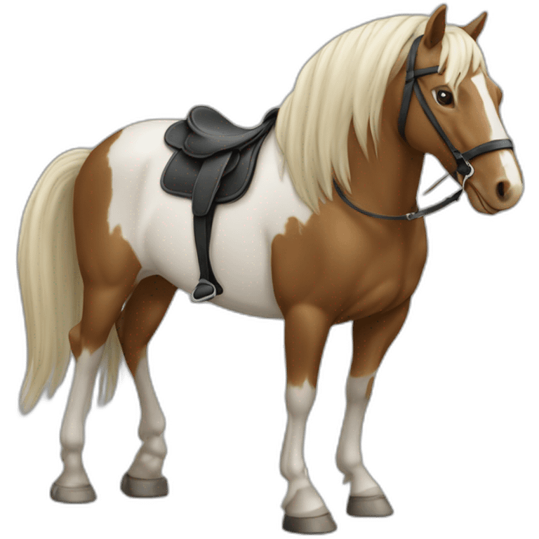 Cheval sur souris emoji