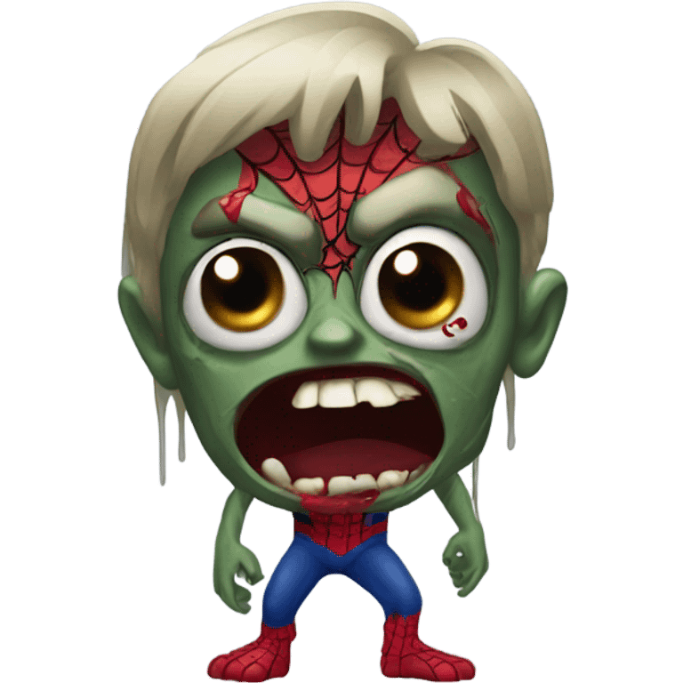 Spiderman zombie emoji