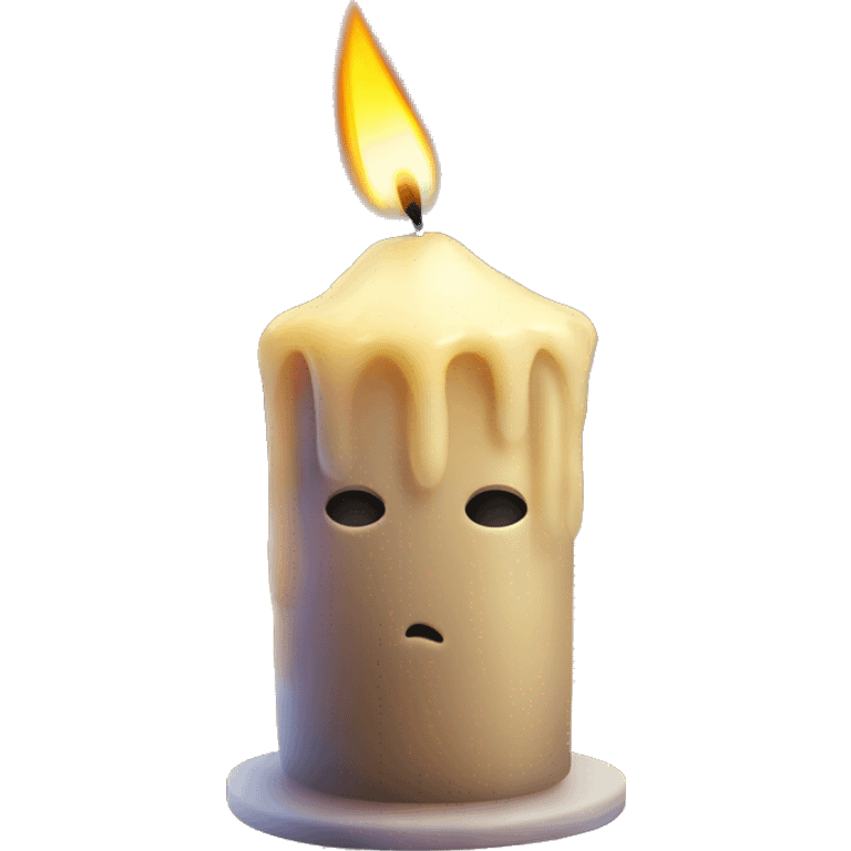 Candle in bar emoji