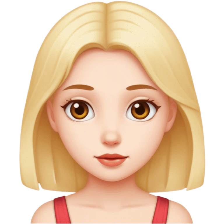 Cute girl emoji