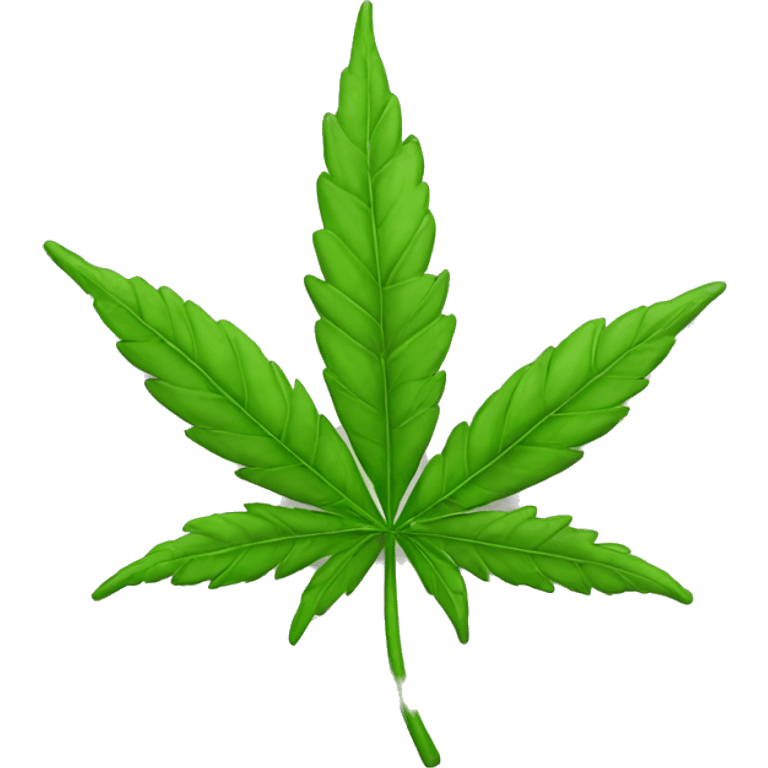 Weed leaf emoji