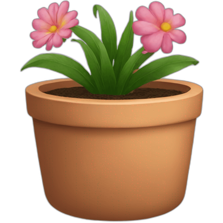 Pot de fleur emoji