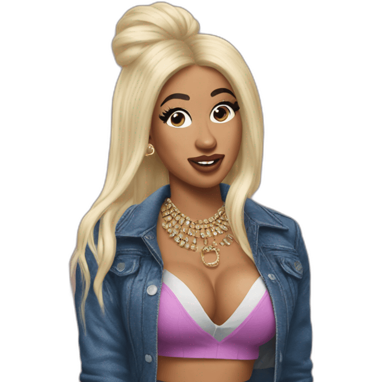 Cardi b okurrr emoji