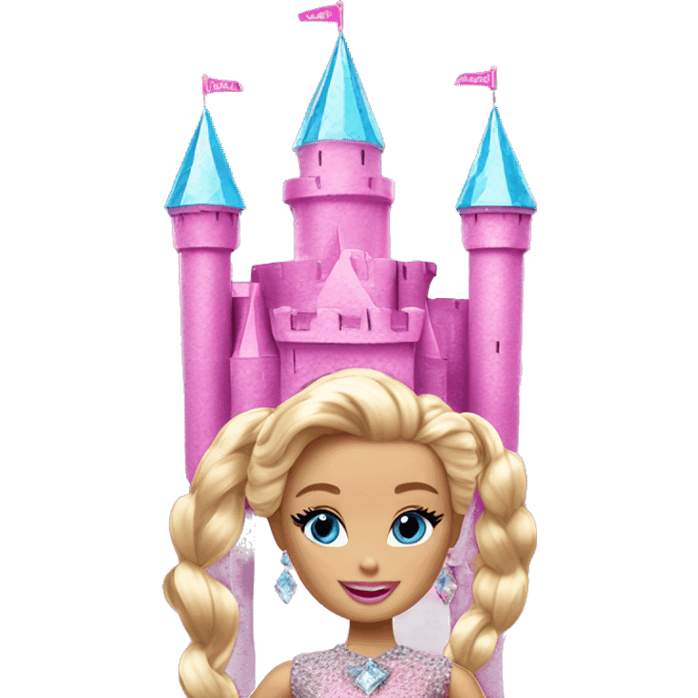 barbie diamond castle emoji