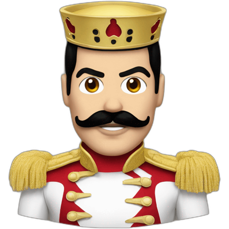 freddie mercury with the moustache emoji