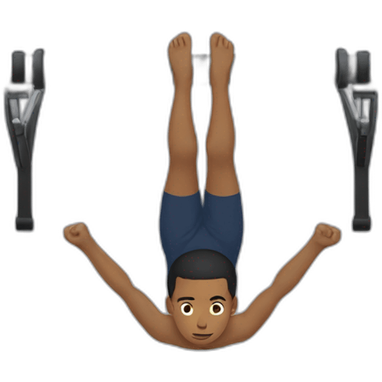 boy mixrace in front lever on drawbar emoji