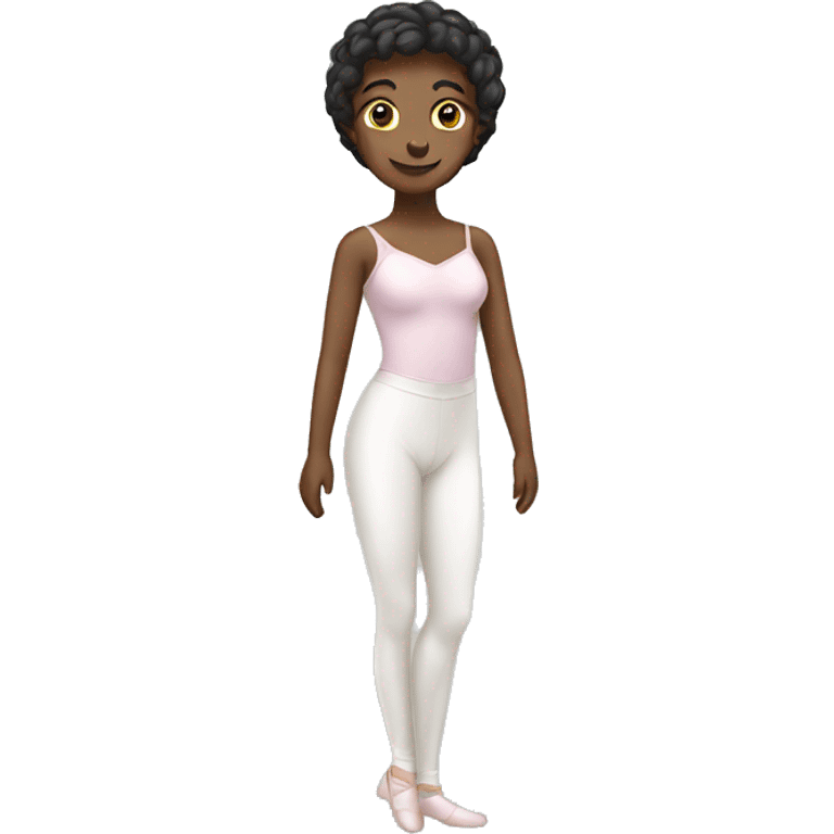 A White Hose with ballet clothes emoji