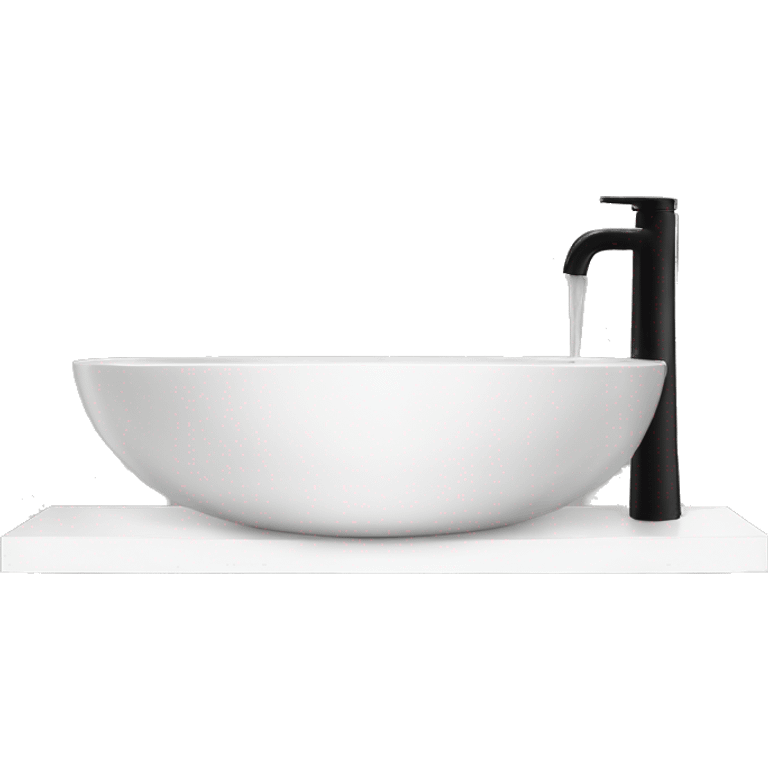 One wash basin modern front emoji