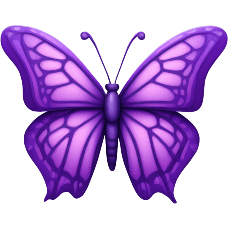 Purple butterfly emoji