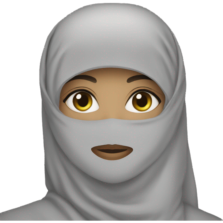 Femme niqab emoji