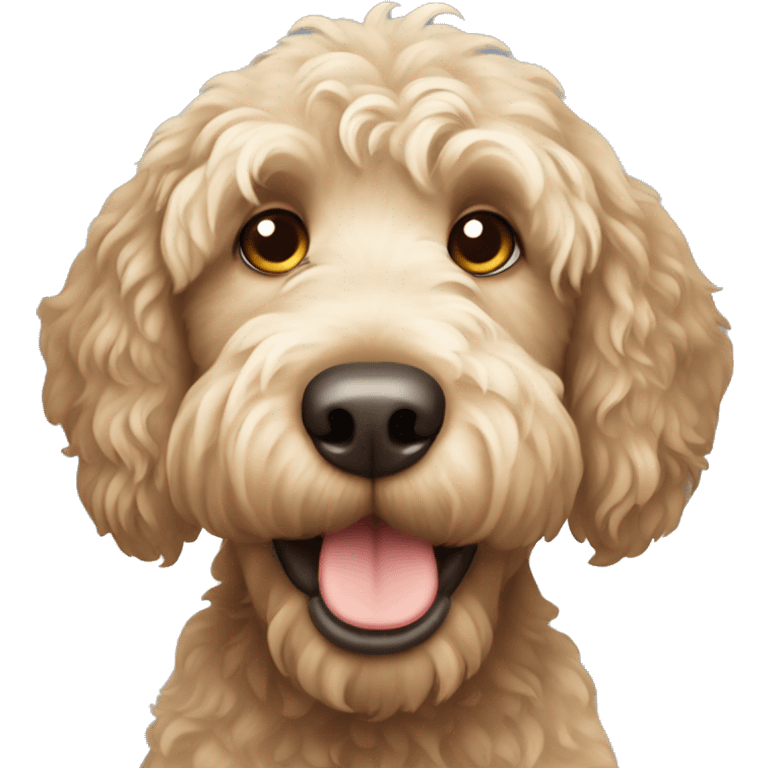 labradoodle dog emoji