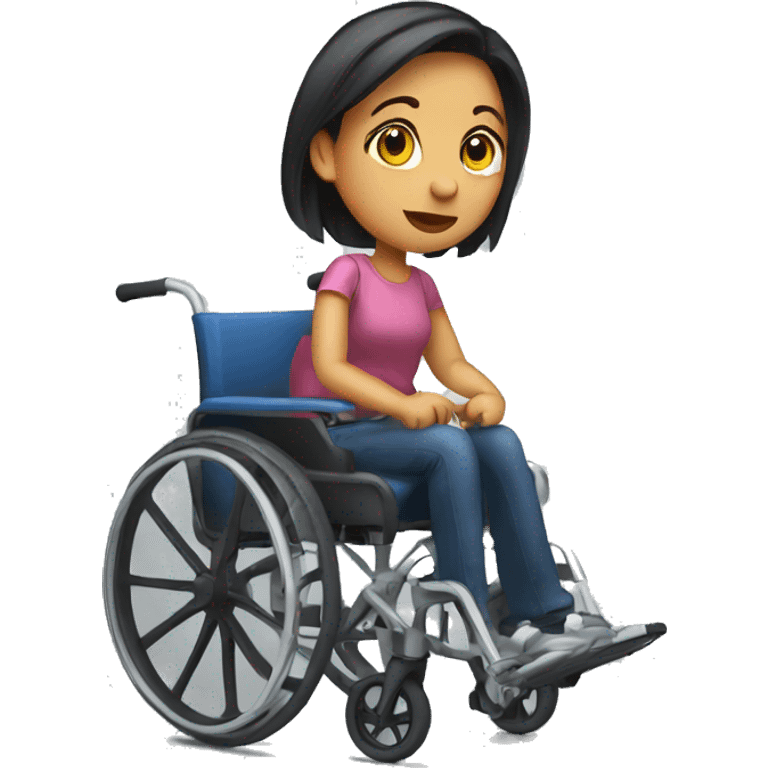 Wheelchair girl emoji