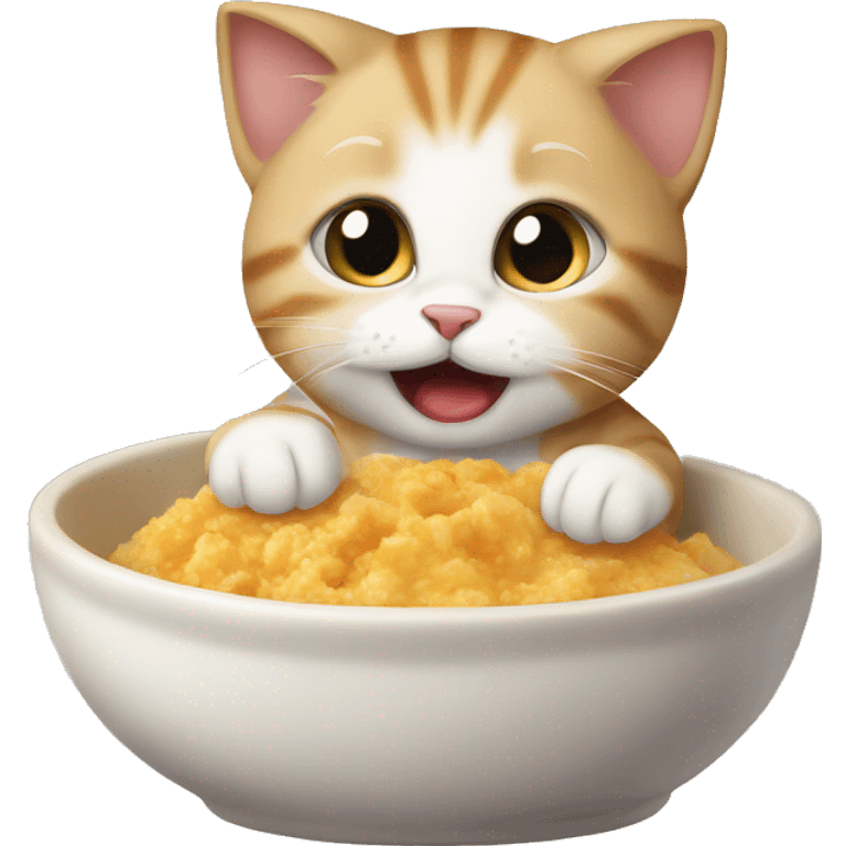 hungry baby cat emoji