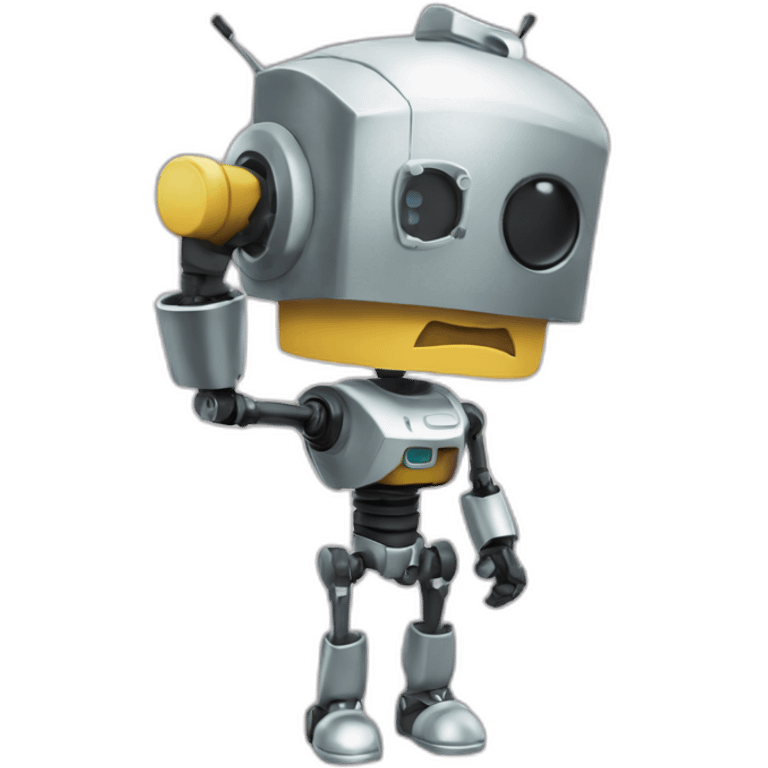 Chibi robo salute emoji