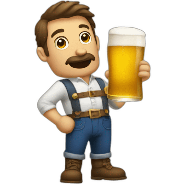 Hommer qui boit une bière emoji