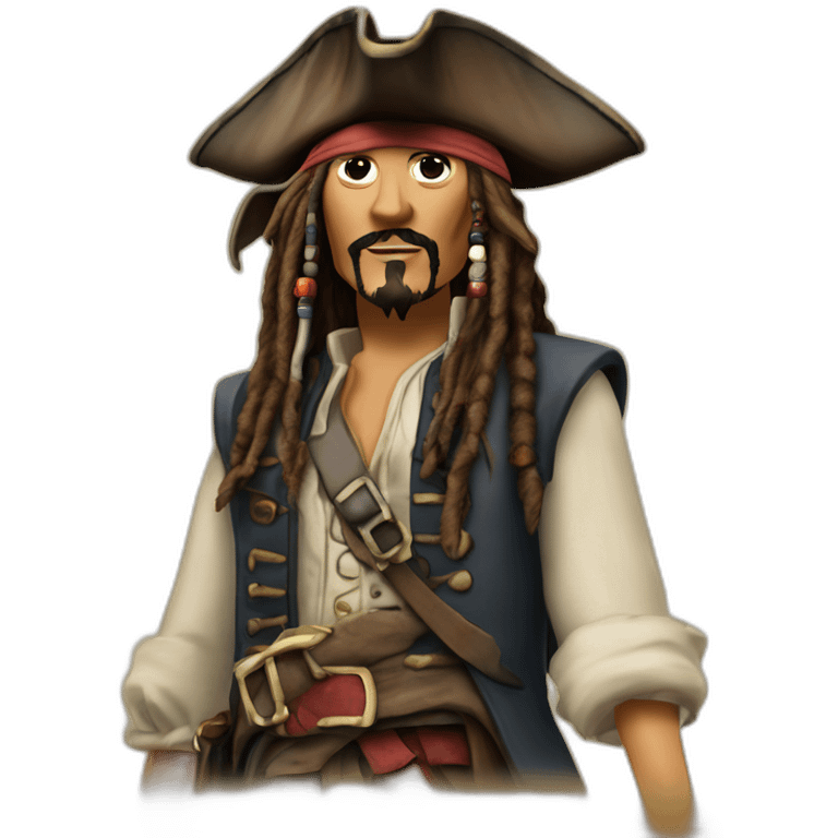 Jack sparrow sue le titanic emoji