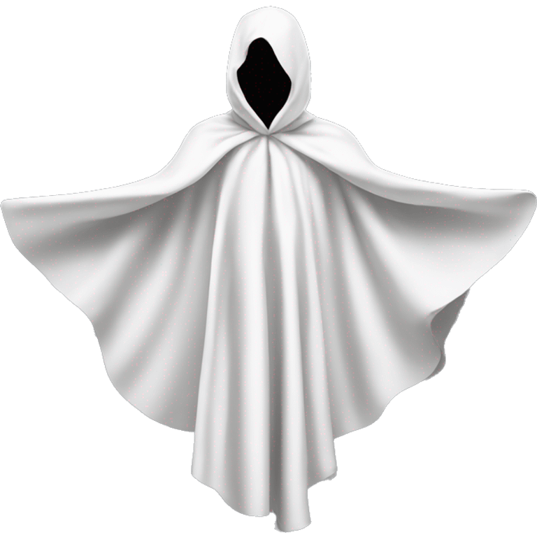 faceless mannequin flapping white cape emoji