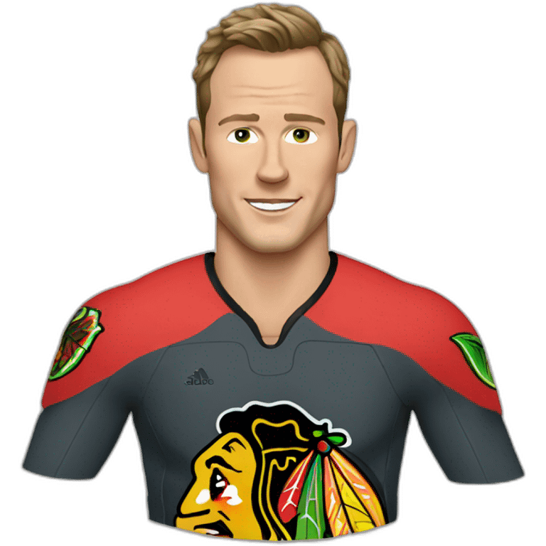 Jonathan Toews as surfer emoji