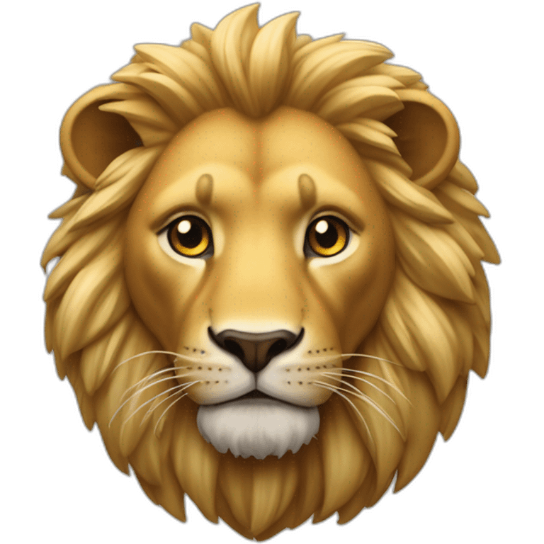 Une fourmie sur un lion emoji