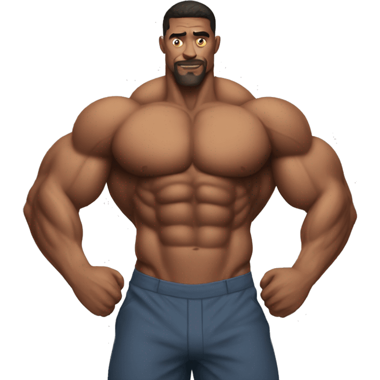 Bodybuilder pecs emoji